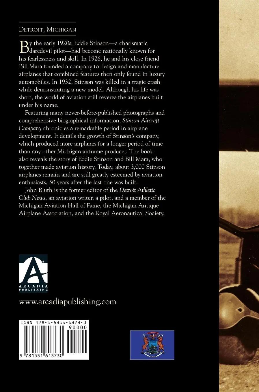 Rückseite: 9781531613730 | Stinson Aircraft Company | John A. Bluth | Buch | Englisch | 2002