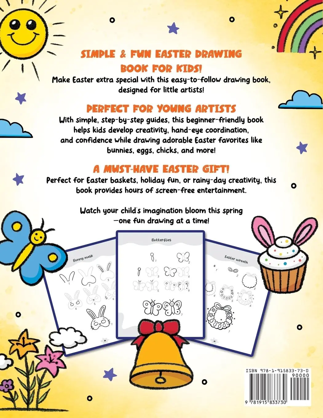 Rückseite: 9781915833730 | How to Draw Easter for 3 to 7 Year Olds | Anna Robin | Taschenbuch