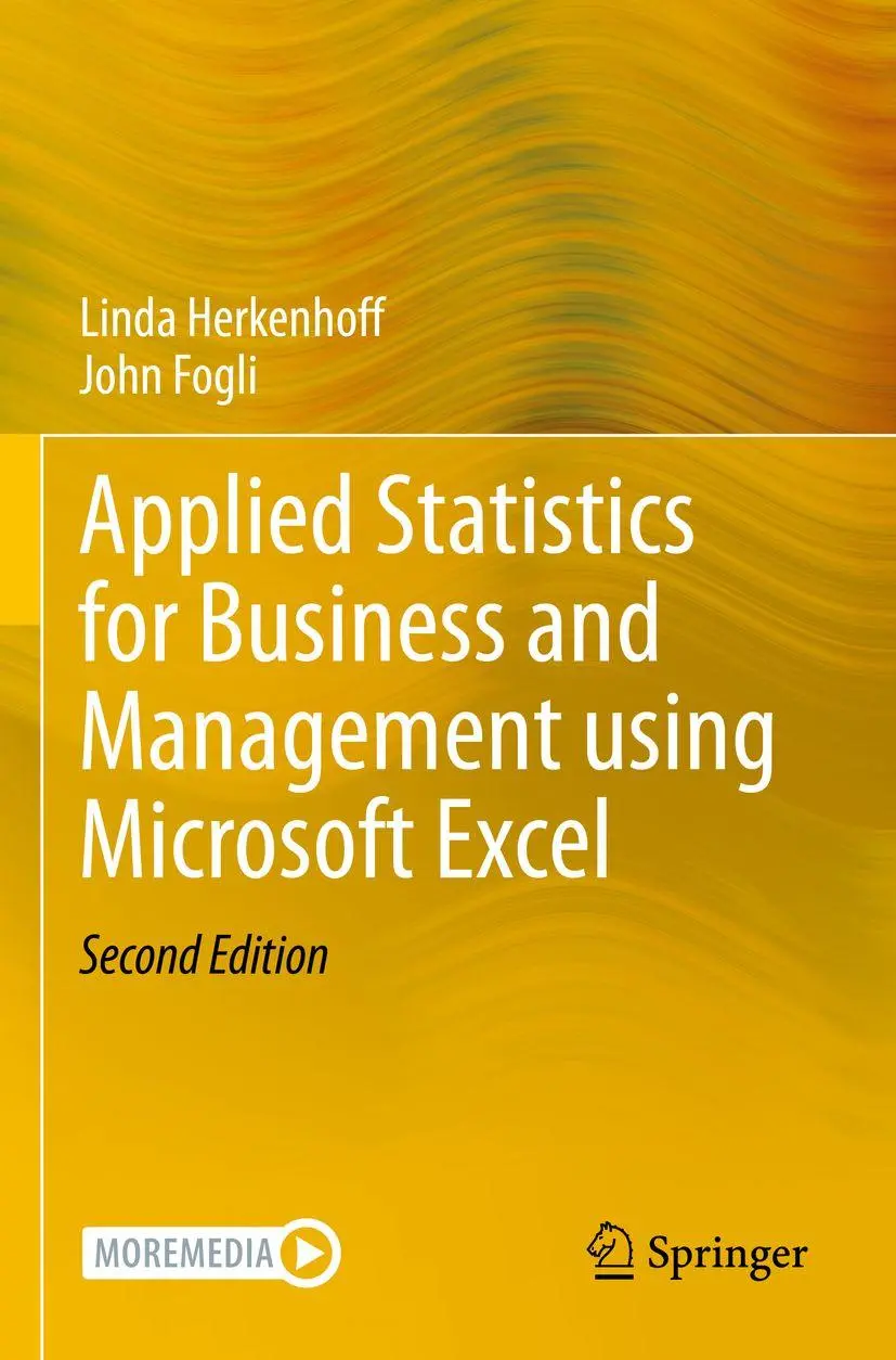 Cover: 9783031463730 | Applied Statistics for Business and Management using Microsoft Excel