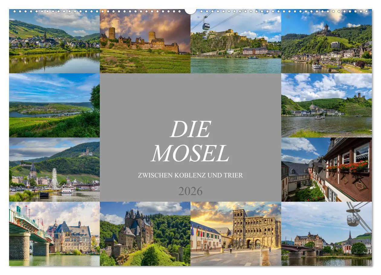 Cover: 9783457573730 | Die Mosel zwischen Koblenz und Trier (Wandkalender 2026 DIN A2...