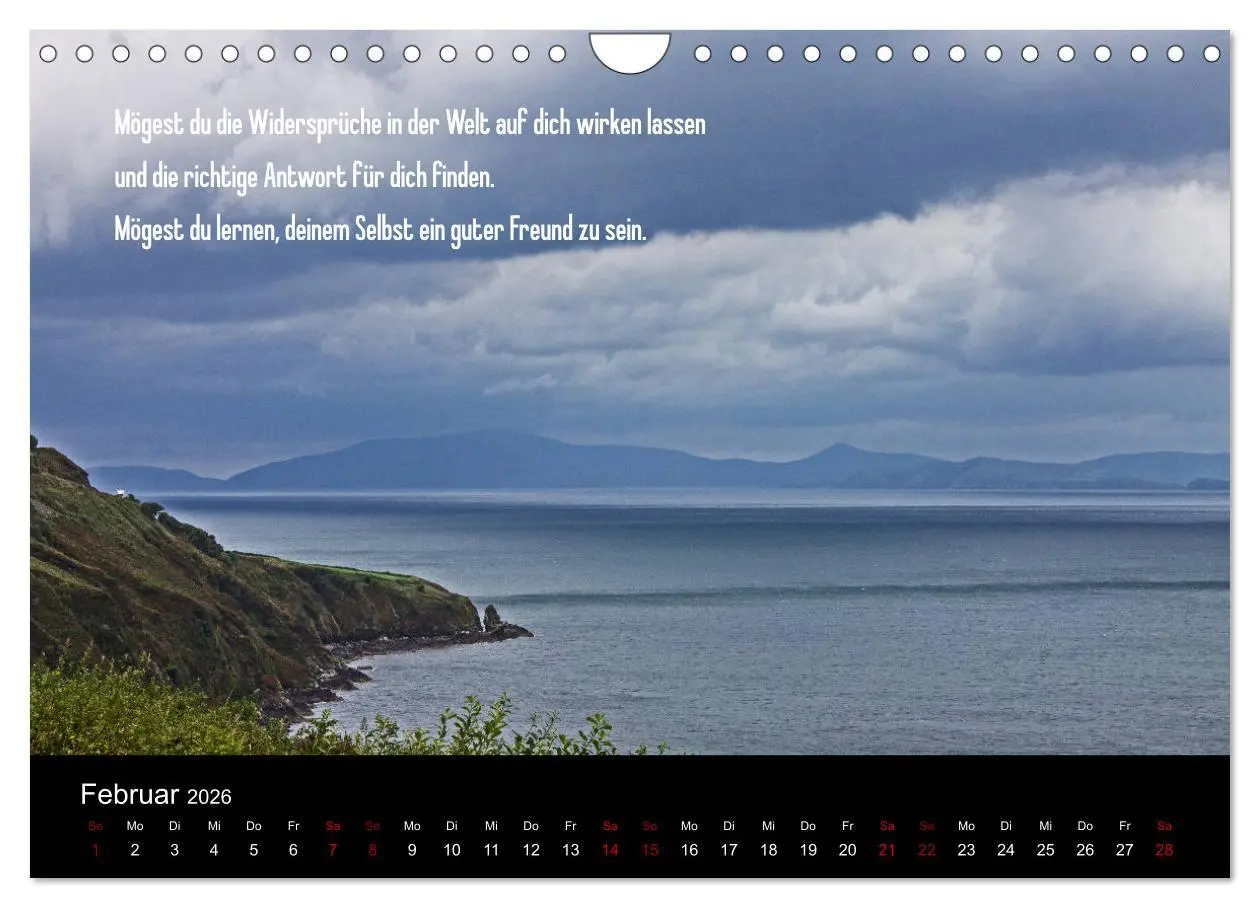 Bild: 9783457883730 | Irland - Irische Segenswünsche (Wandkalender 2026 DIN A4 quer),...