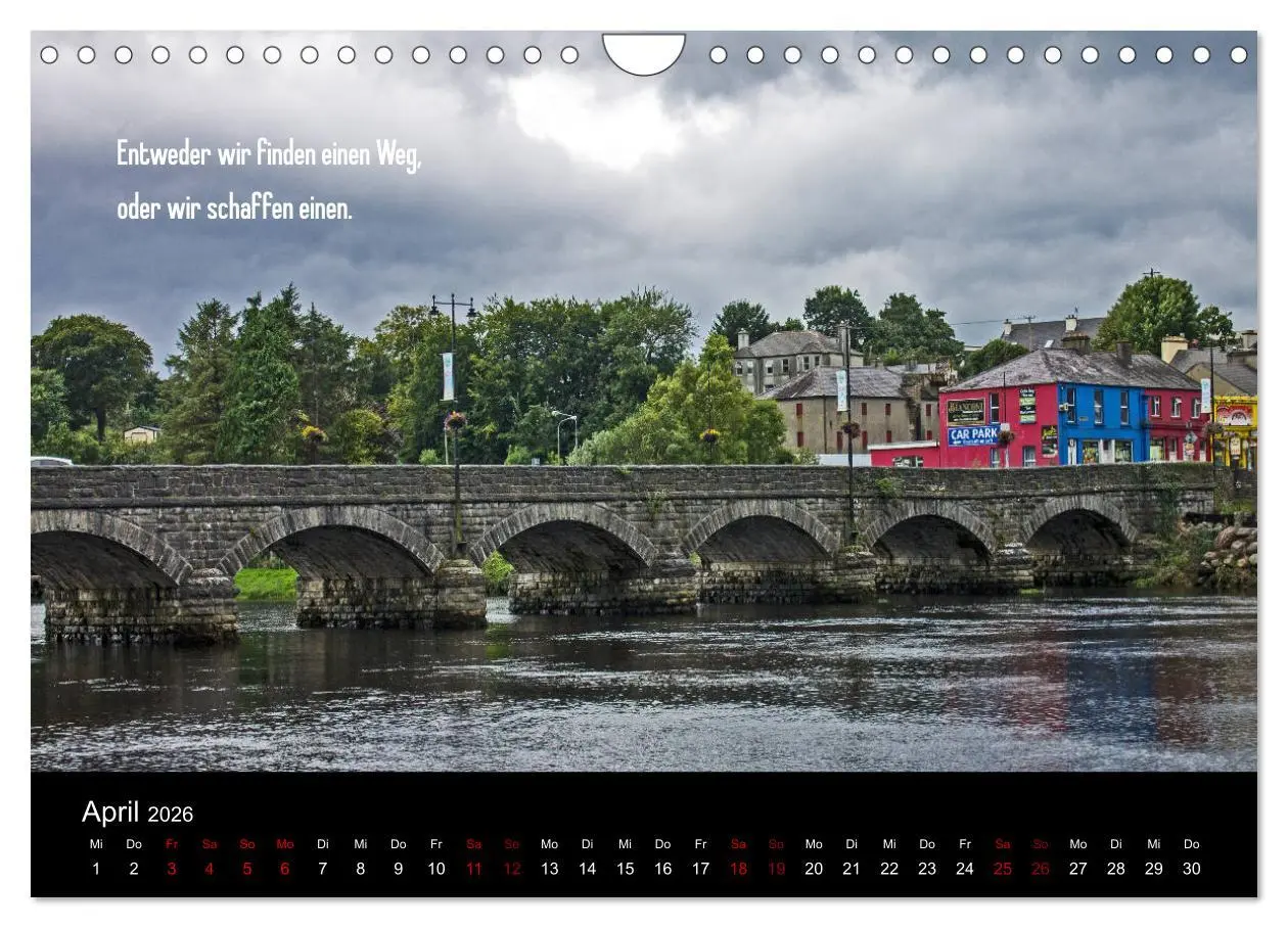 Bild: 9783457883730 | Irland - Irische Segenswünsche (Wandkalender 2026 DIN A4 quer),...