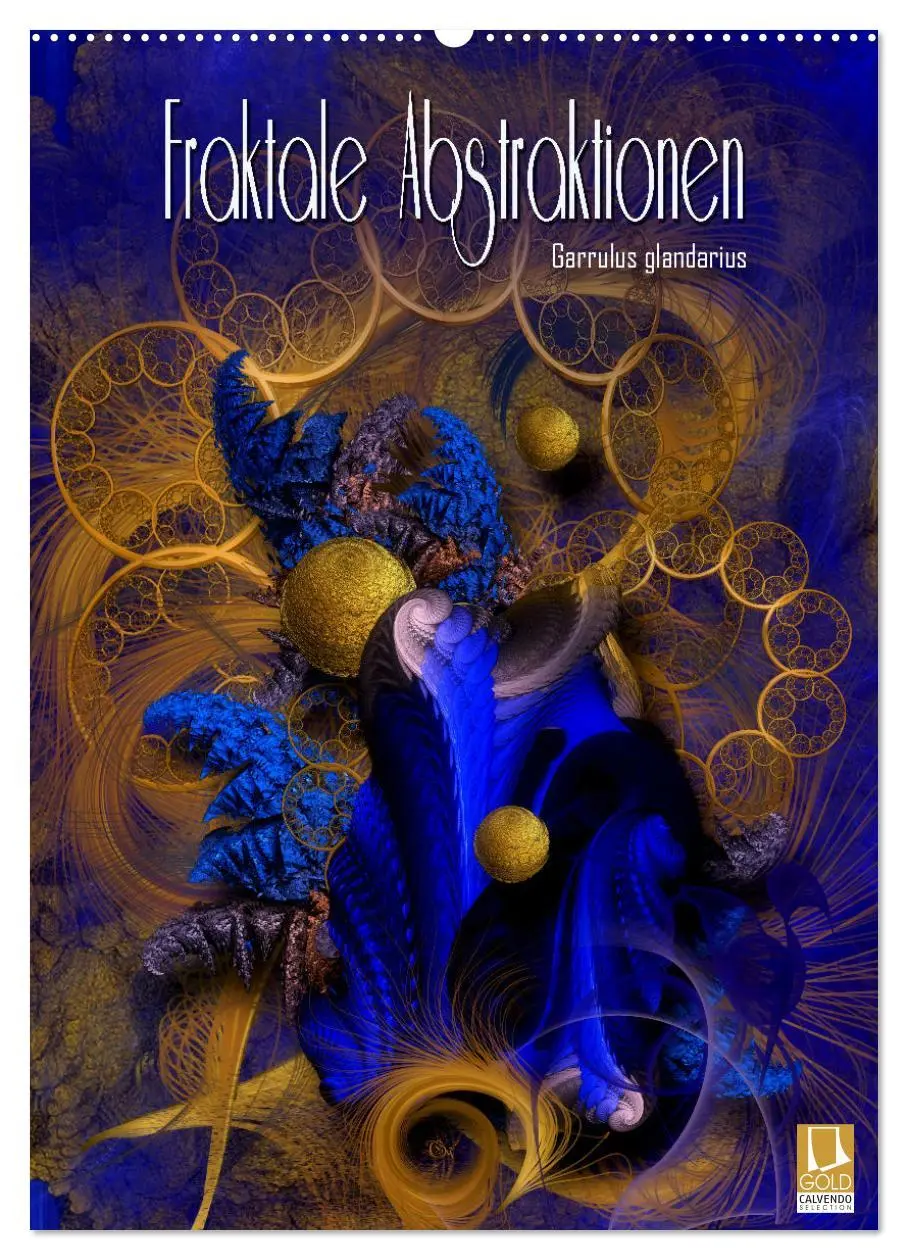 Cover: 9783516353730 | Fraktale Abstraktionen (Wandkalender 2026 DIN A2 hoch), CALVENDO...