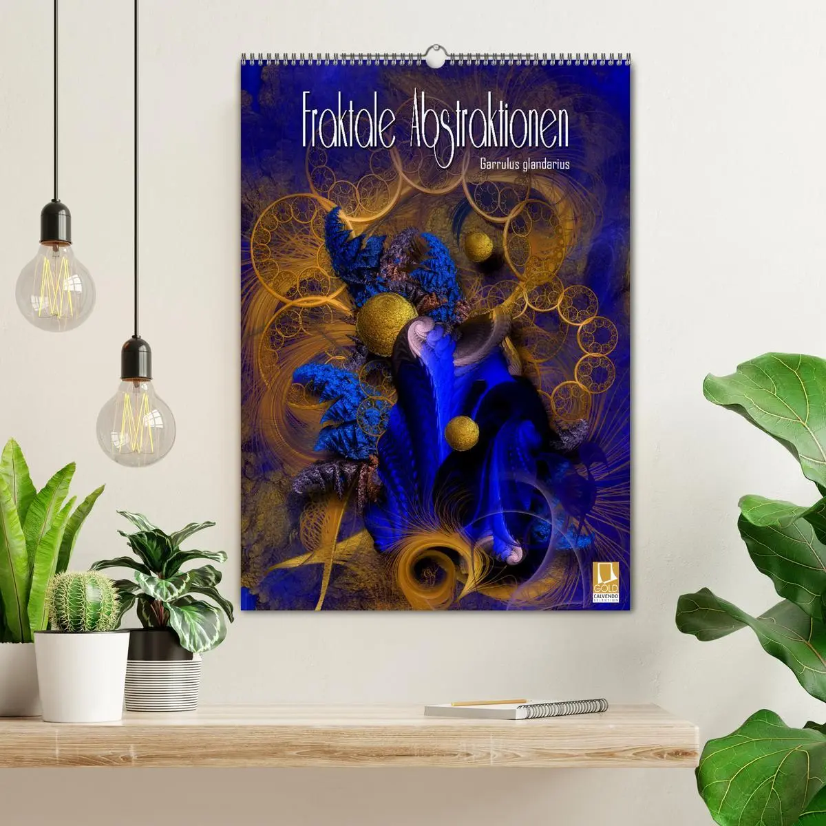 Bild: 9783516353730 | Fraktale Abstraktionen (Wandkalender 2026 DIN A2 hoch), CALVENDO...