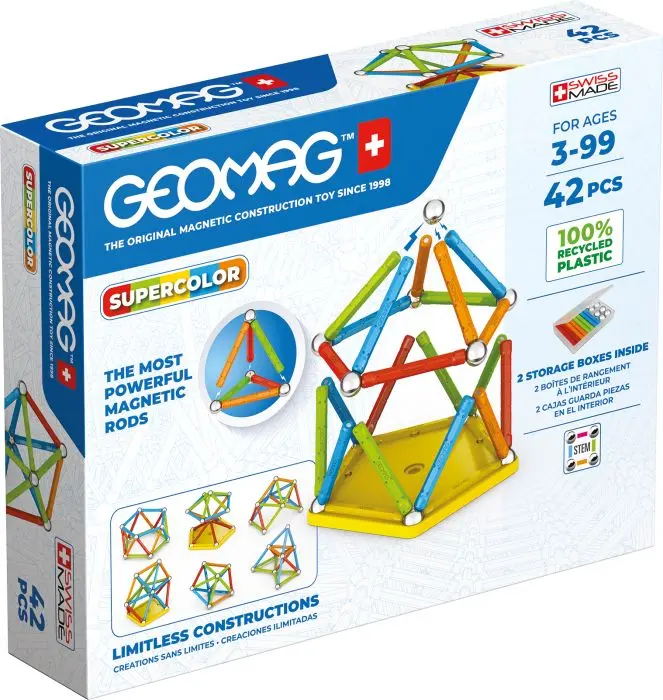 Cover: 871772003830 | Invento 507045 - Geomag Supercolor Recycled 42, Endlose...
