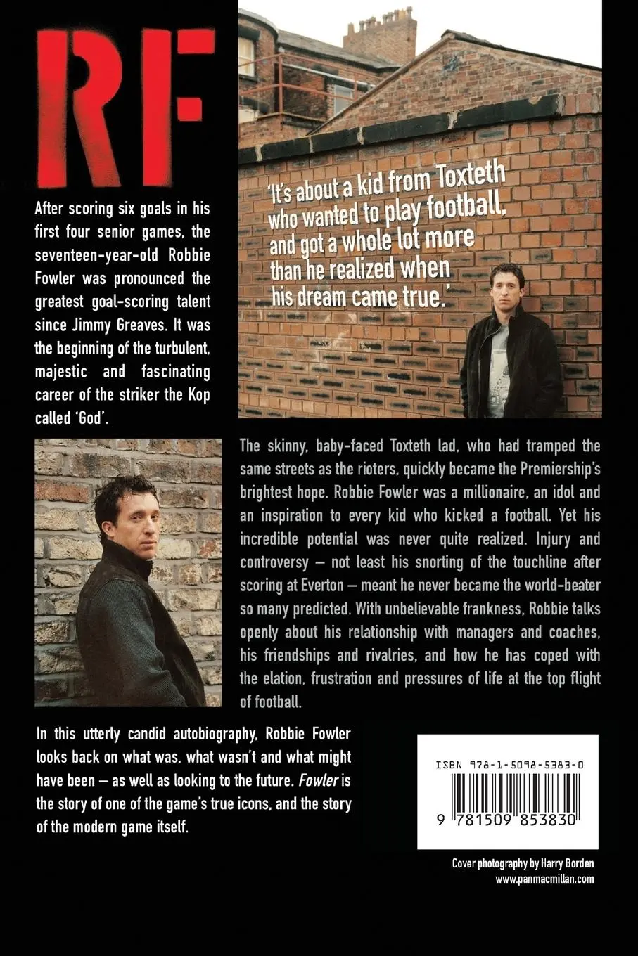 Rückseite: 9781509853830 | Fowler | My Autobiography | Robbie Fowler | Taschenbuch | Englisch