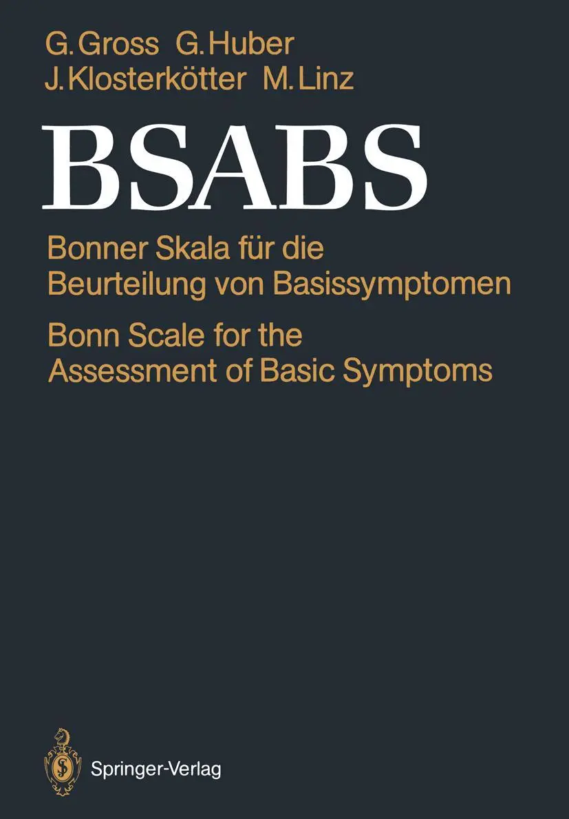 Cover: 9783540173830 | BSABS | Gisela Gross (u. a.) | Taschenbuch | x | Deutsch | 1987