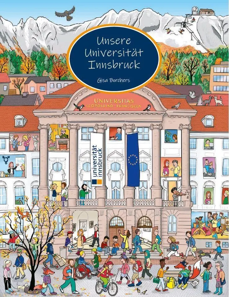 Cover: 9783985853830 | Unsere Universität Innsbruck Wimmelbuch | Gisa Borchers | Buch | 12 S.