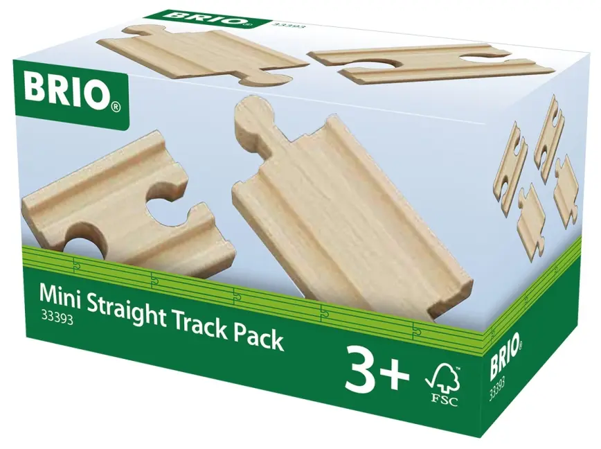Bild: 7312350333930 | 33393 BRIO 1/4 Ausgleichsschienen Mix | BRIO® | Spiel | In Schachtel