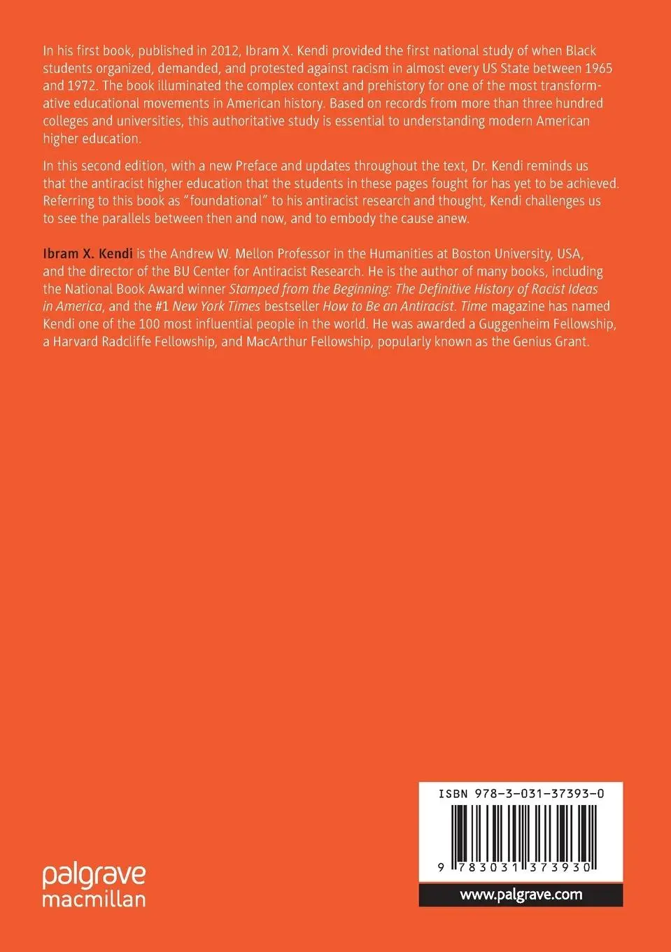 Rückseite: 9783031373930 | The Black Campus Movement | A History of Black Student Activism | Buch