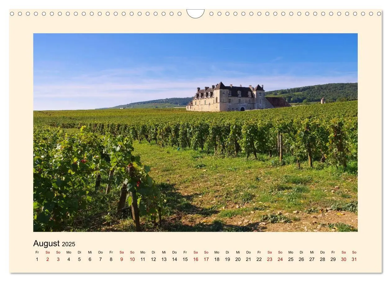 Bild: 9783435393930 | Burgund - Das grüne Herz Frankreichs (Wandkalender 2025 DIN A3...