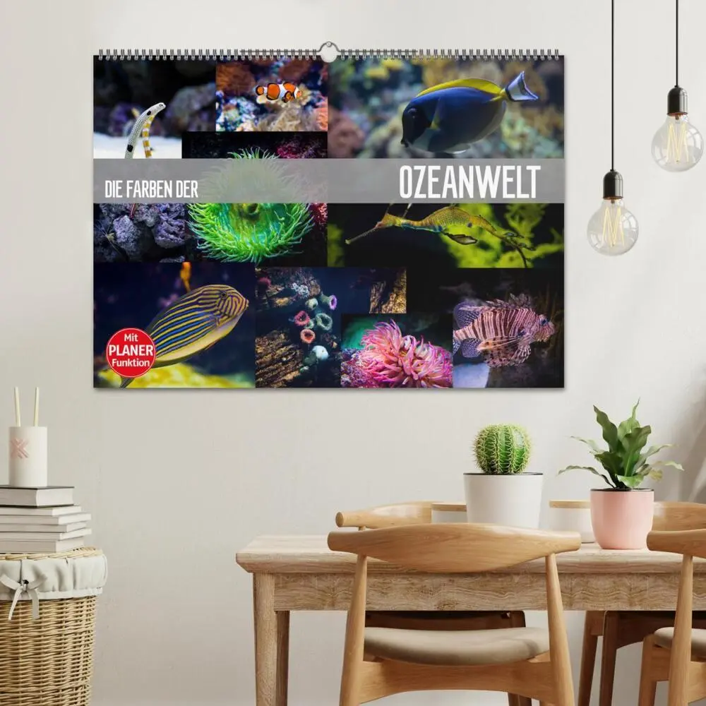 Bild: 9783435533930 | Die Farben der Ozeanwelt (Wandkalender 2025 DIN A2 quer), CALVENDO...