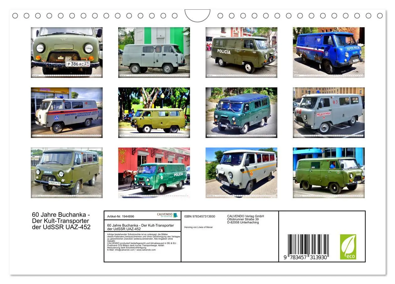 Bild: 9783457313930 | 60 Jahre Buchanka - Der Kult-Transporter der UdSSR UAZ-452...