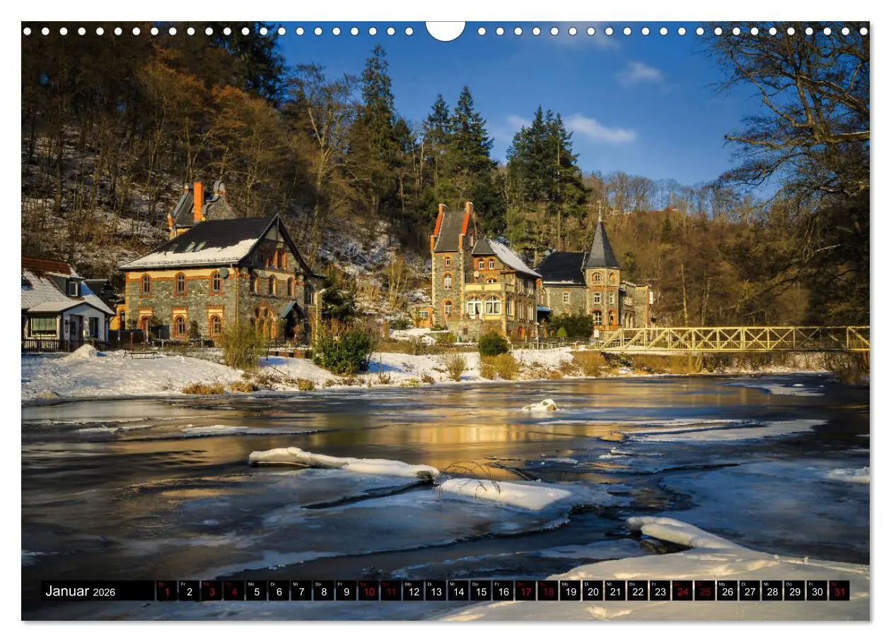 Bild: 9783457863930 | Flüsse und Seen im Harz (Wandkalender 2026 DIN A3 quer), CALVENDO...