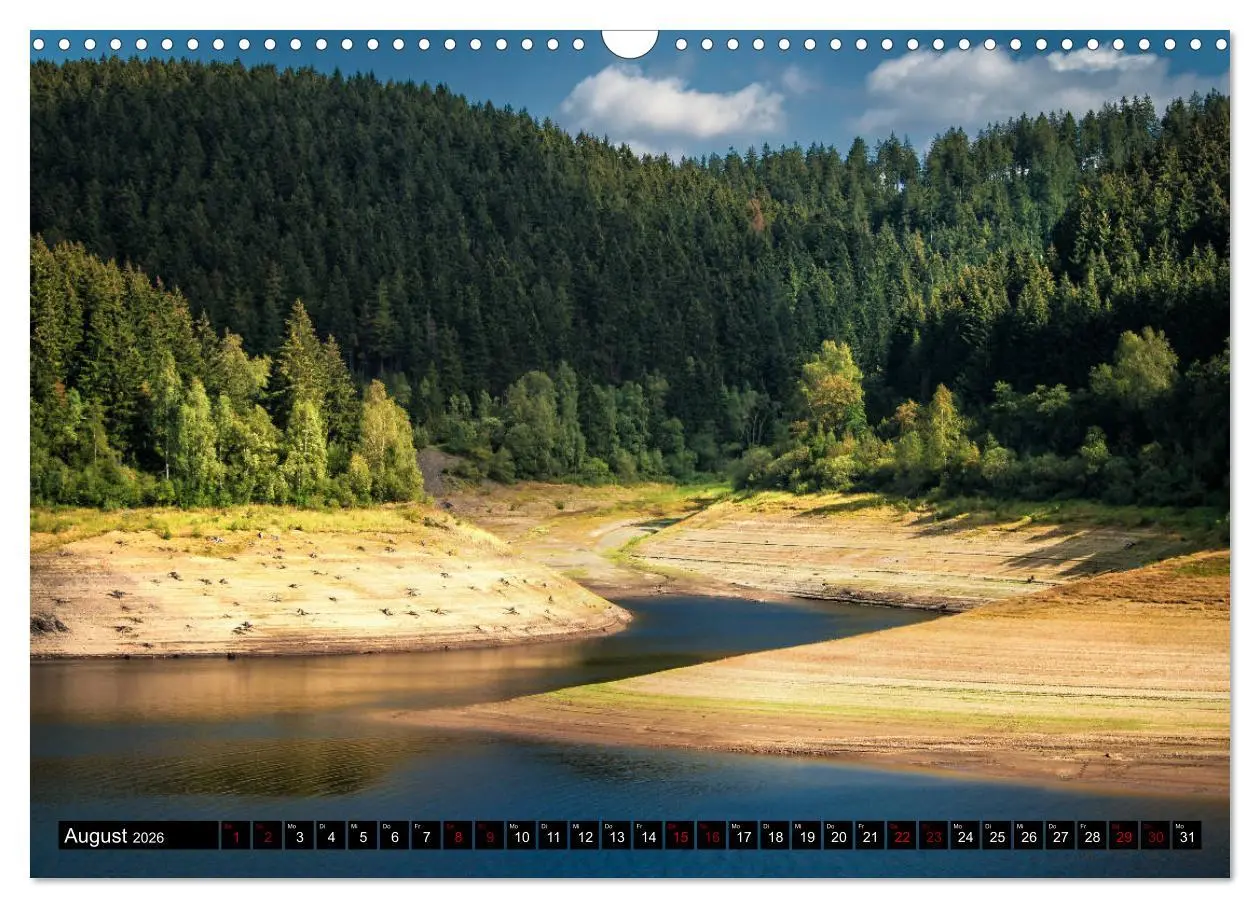 Bild: 9783457863930 | Flüsse und Seen im Harz (Wandkalender 2026 DIN A3 quer), CALVENDO...