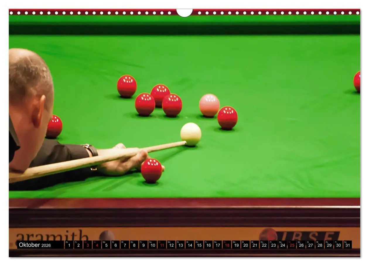 Bild: 9783457933930 | Billard. Konzentration - Sport - Spannung (Wandkalender 2026 DIN A3...