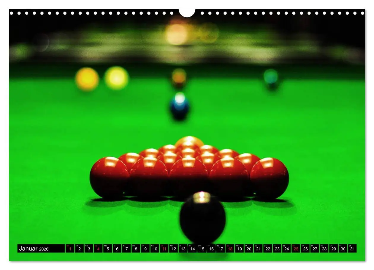 Bild: 9783457933930 | Billard. Konzentration - Sport - Spannung (Wandkalender 2026 DIN A3...