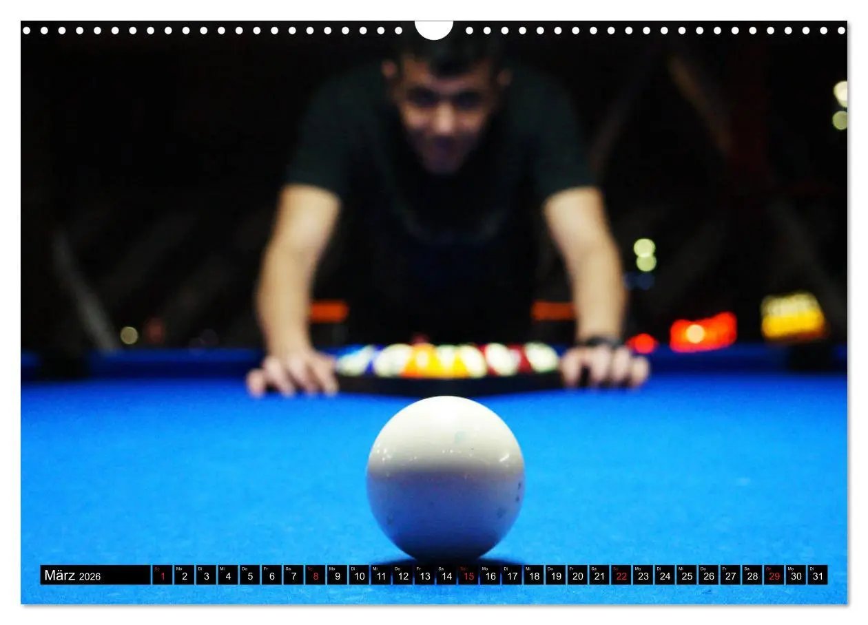 Bild: 9783457933930 | Billard. Konzentration - Sport - Spannung (Wandkalender 2026 DIN A3...