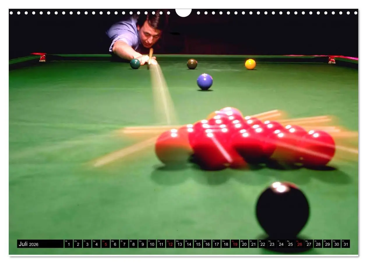 Bild: 9783457933930 | Billard. Konzentration - Sport - Spannung (Wandkalender 2026 DIN A3...