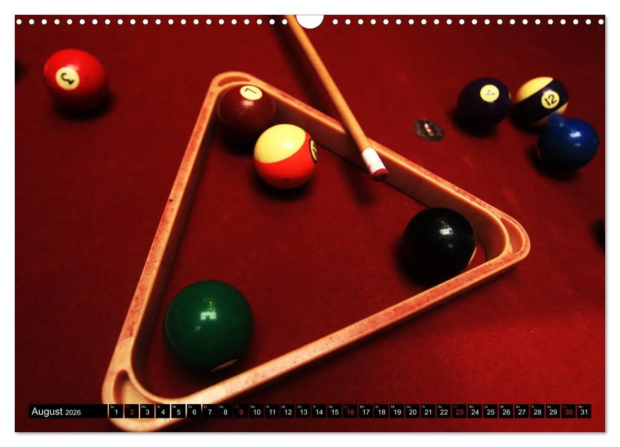 Bild: 9783457933930 | Billard. Konzentration - Sport - Spannung (Wandkalender 2026 DIN A3...