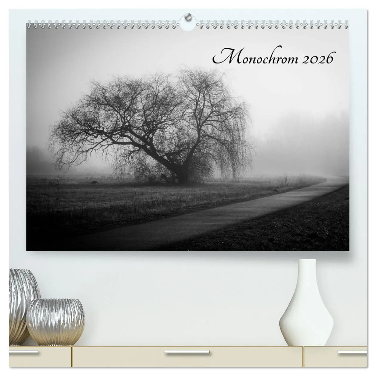 Cover: 9783516023930 | Monochrom 2026 (hochwertiger Premium Wandkalender 2026 DIN A2...