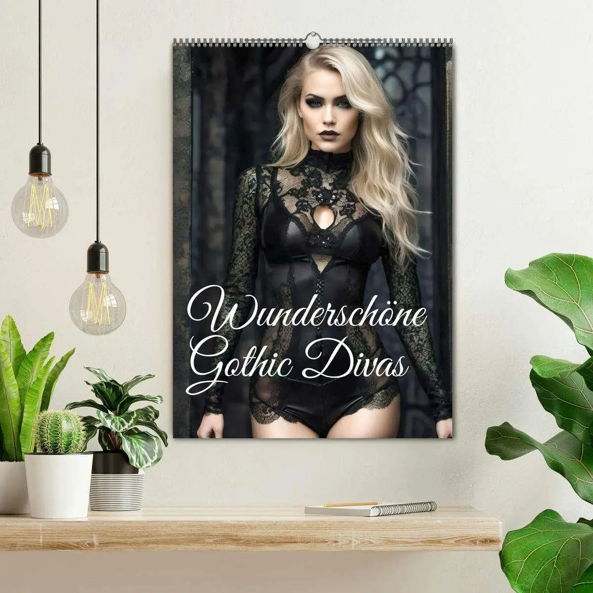Bild: 9783516263930 | Wunderschöne Gothic Divas (Wandkalender 2026 DIN A2 hoch), CALVENDO...