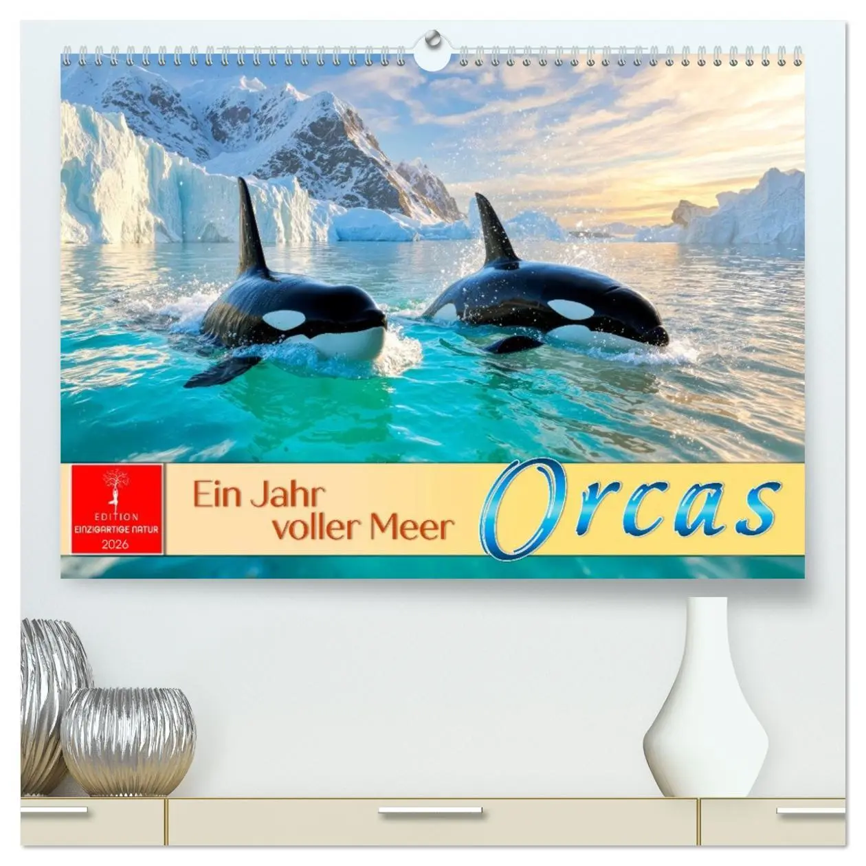 Cover: 9783516643930 | Orcas - ein Jahr voller Meer (hochwertiger Premium Wandkalender...