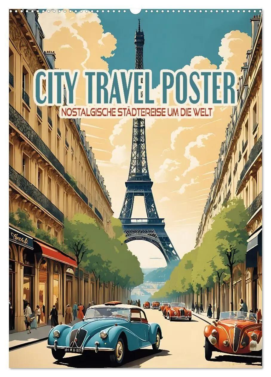 Cover: 9783516953930 | City Travel Poster - nostalgische Städtereise um die Welt...