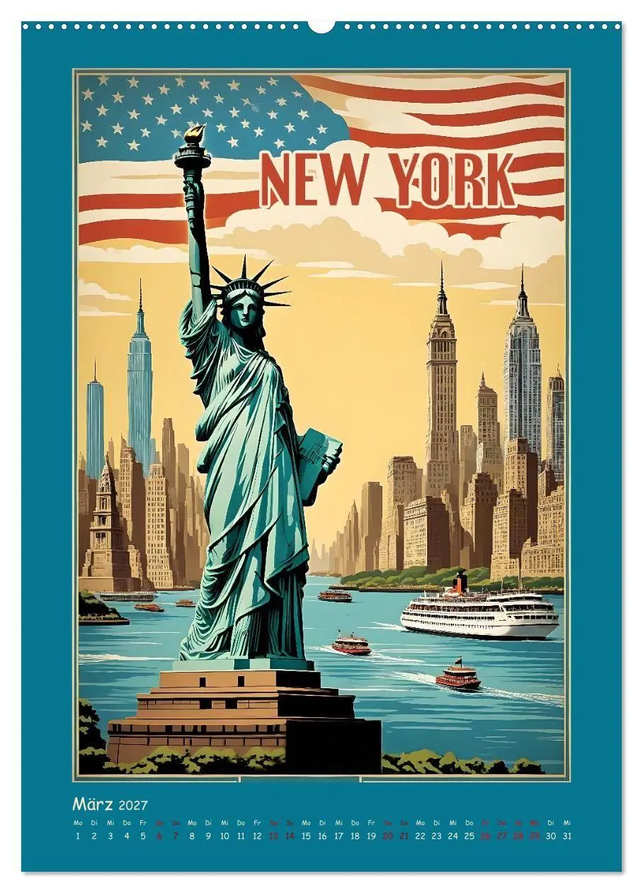 Bild: 9783516953930 | City Travel Poster - nostalgische Städtereise um die Welt...