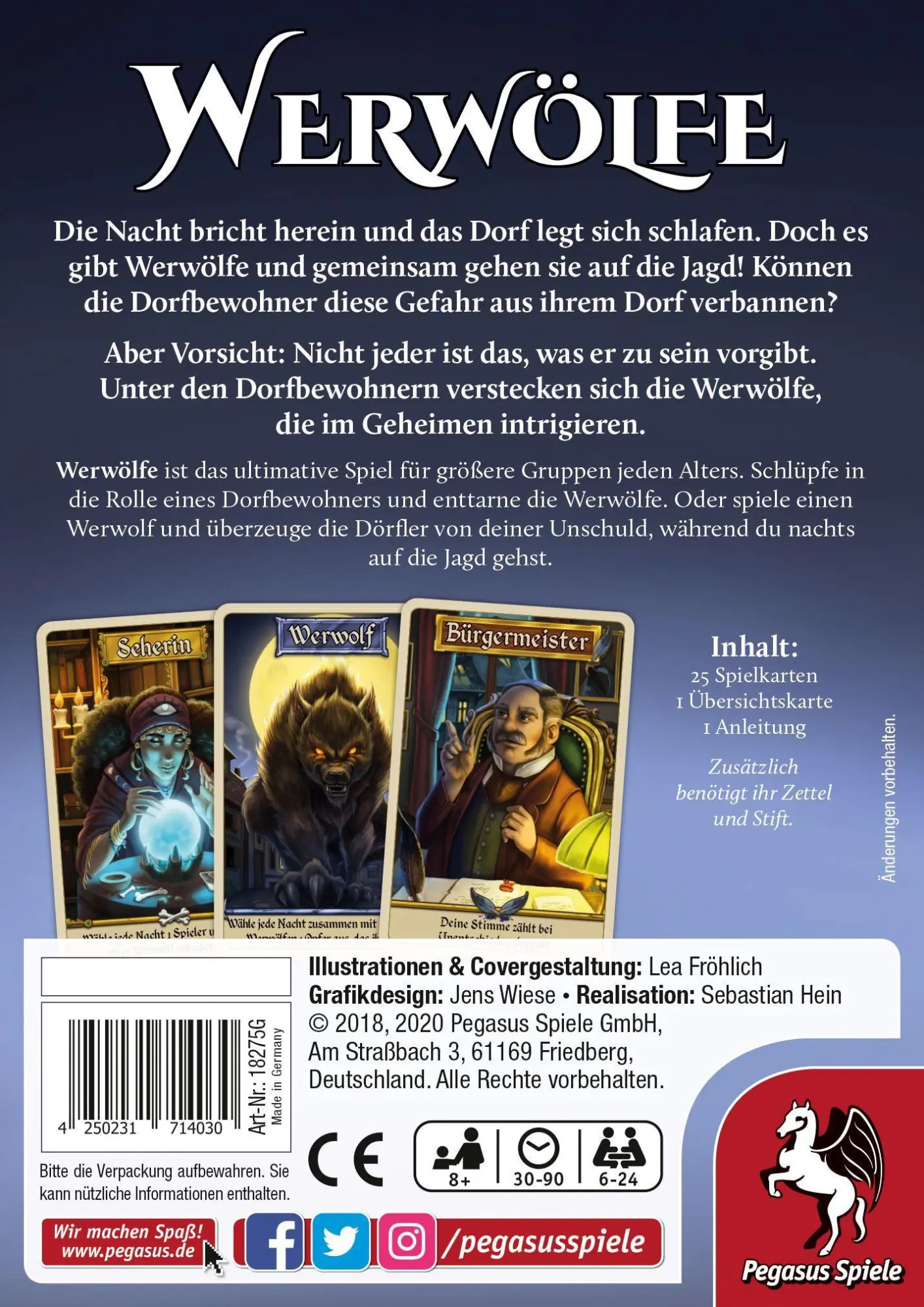 Bild: 4250231714030 | Werwölfe (Neuausgabe) | Spiel | 18275G | Deutsch | 2017
