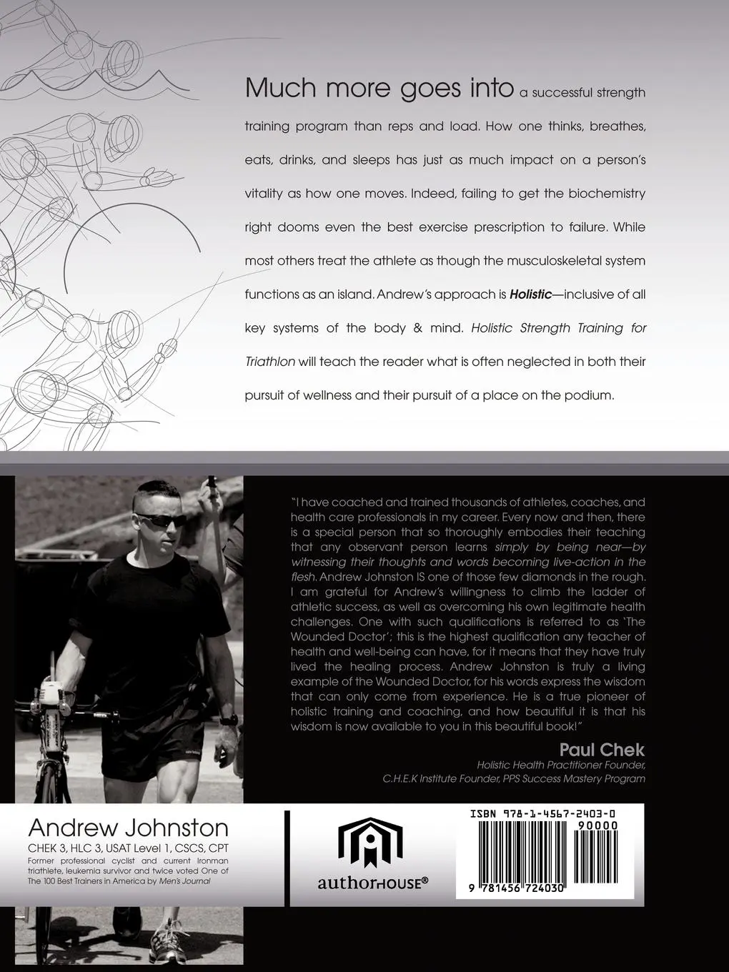 Rückseite: 9781456724030 | Holistic Strength Training for Triathlon | Andrew Johnston | Buch