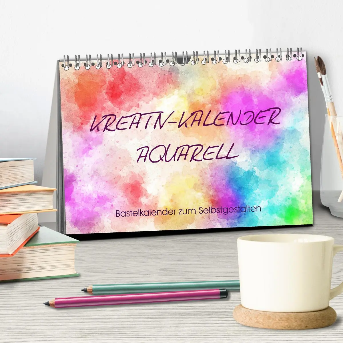 Bild: 9783457754030 | Kreativ-Kalender Aquarell. Bastelkalender zum Selbstgestalten...