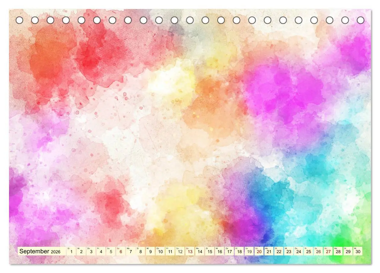 Bild: 9783457754030 | Kreativ-Kalender Aquarell. Bastelkalender zum Selbstgestalten...