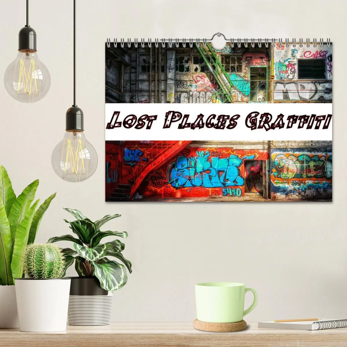 Bild: 9783457824030 | Lost Places Graffiti (Wandkalender 2026 DIN A4 quer), CALVENDO...