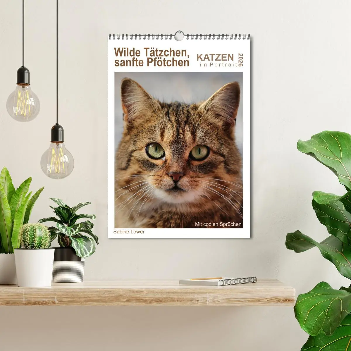 Bild: 9783516394030 | Wilde Tätzchen, sanfte Pfötchen (Wandkalender 2026 DIN A3 hoch),...
