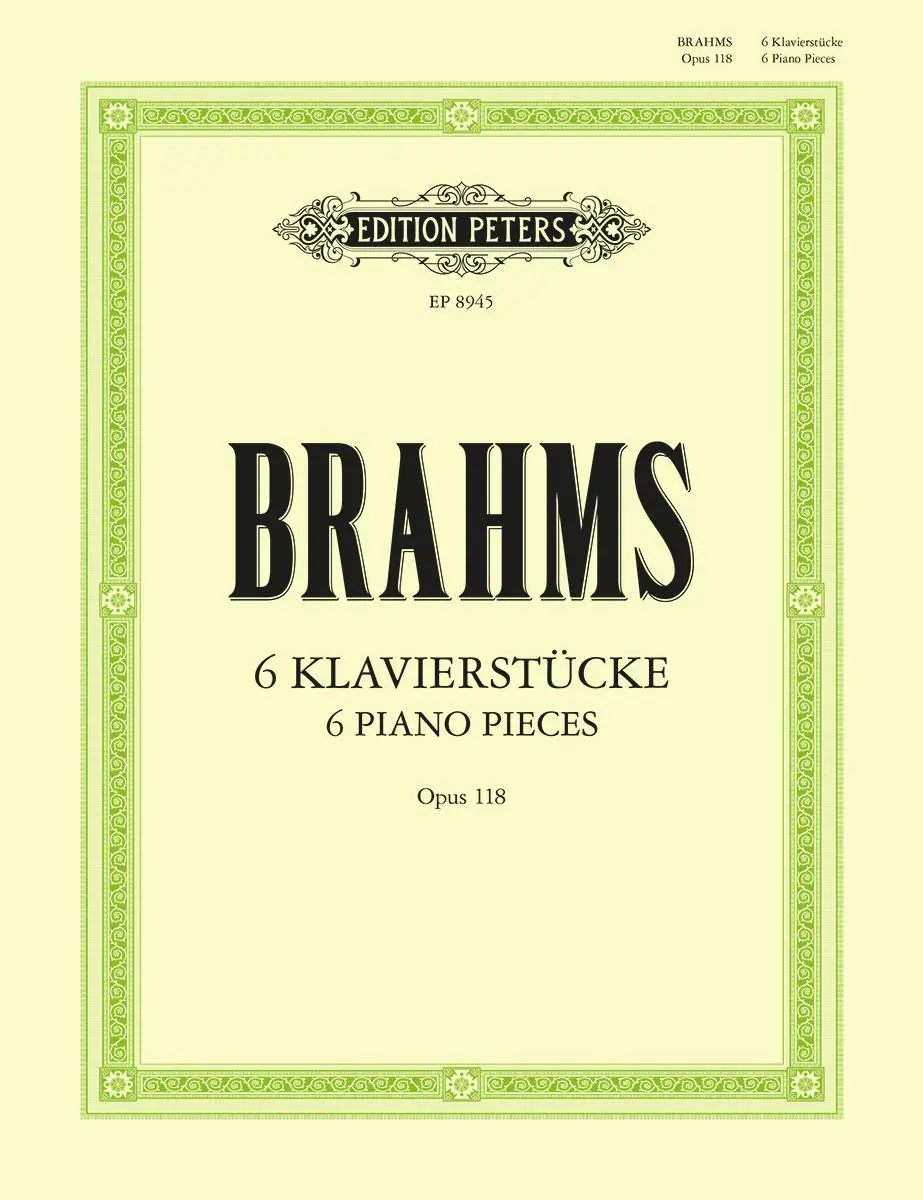 Cover: 9790014104030 | 6 Piano Pieces Op. 118 | Johannes Brahms | Taschenbuch | Buch | 2022