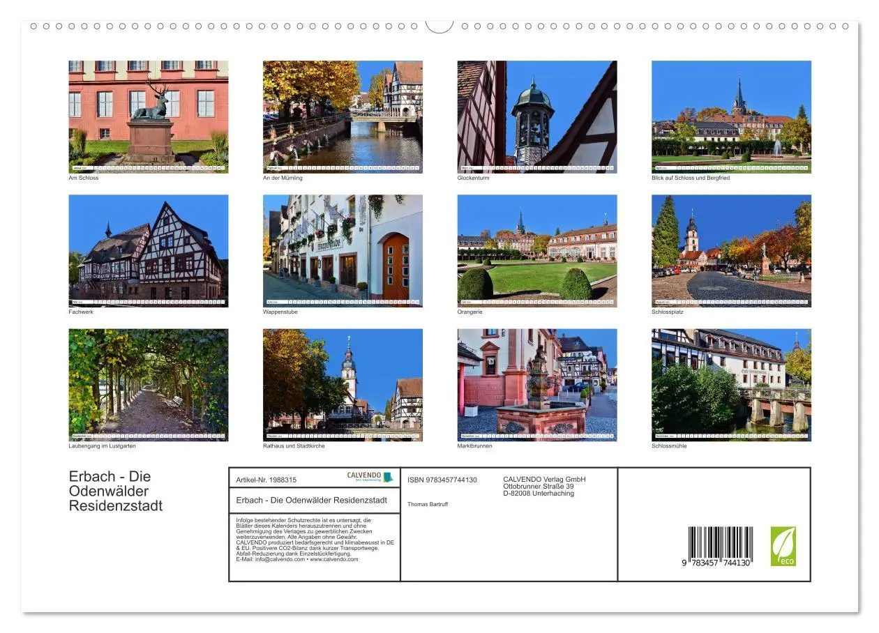 Bild: 9783457744130 | Erbach - Die Odenwälder Residenzstadt (hochwertiger Premium...