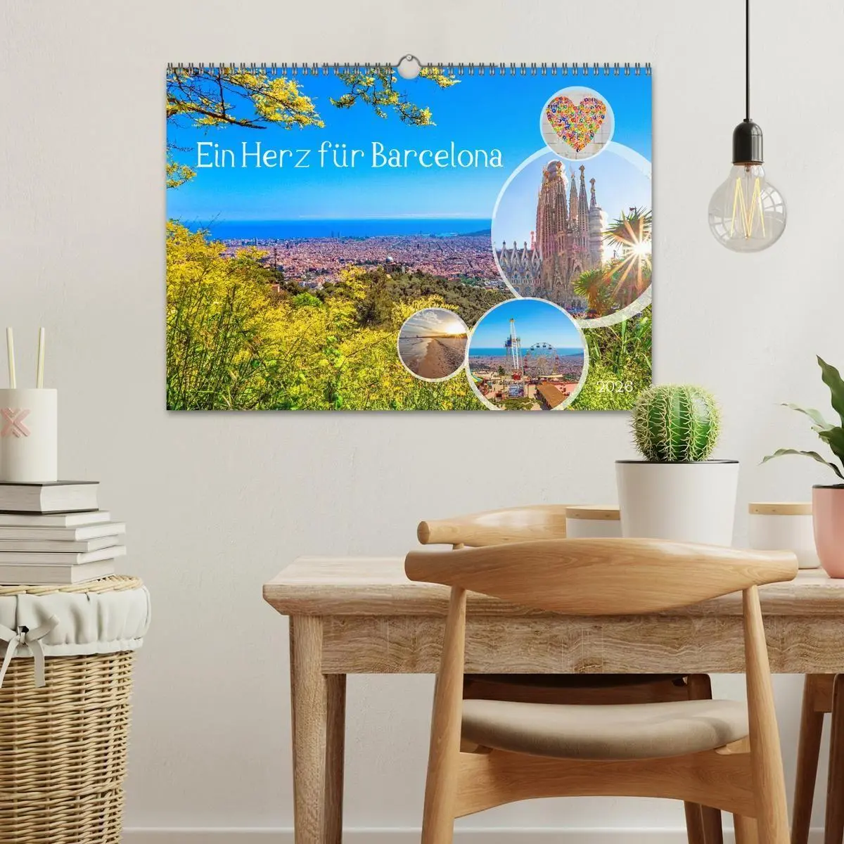 Bild: 9783516694130 | Ein Herz für Barcelona (Wandkalender 2026 DIN A3 quer), CALVENDO...