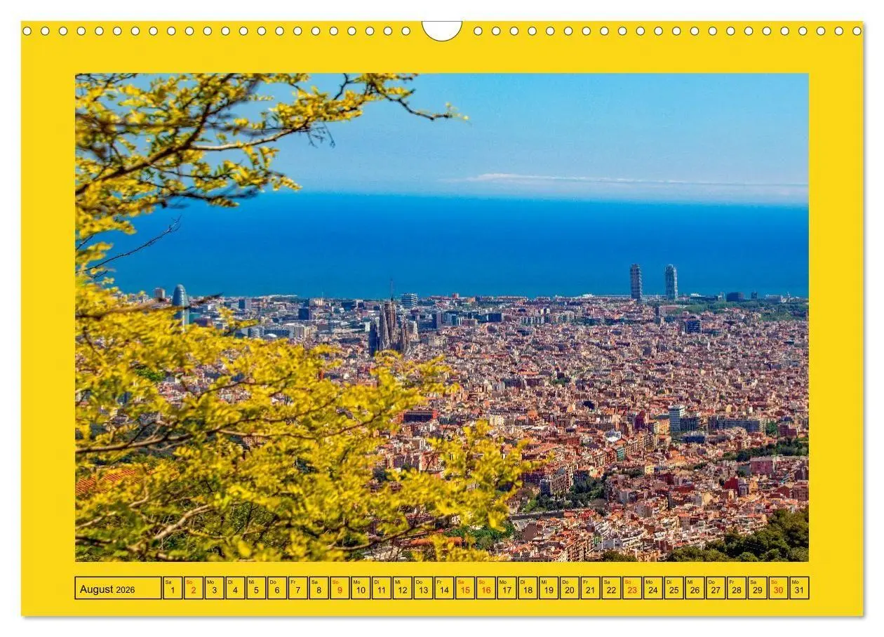 Bild: 9783516694130 | Ein Herz für Barcelona (Wandkalender 2026 DIN A3 quer), CALVENDO...