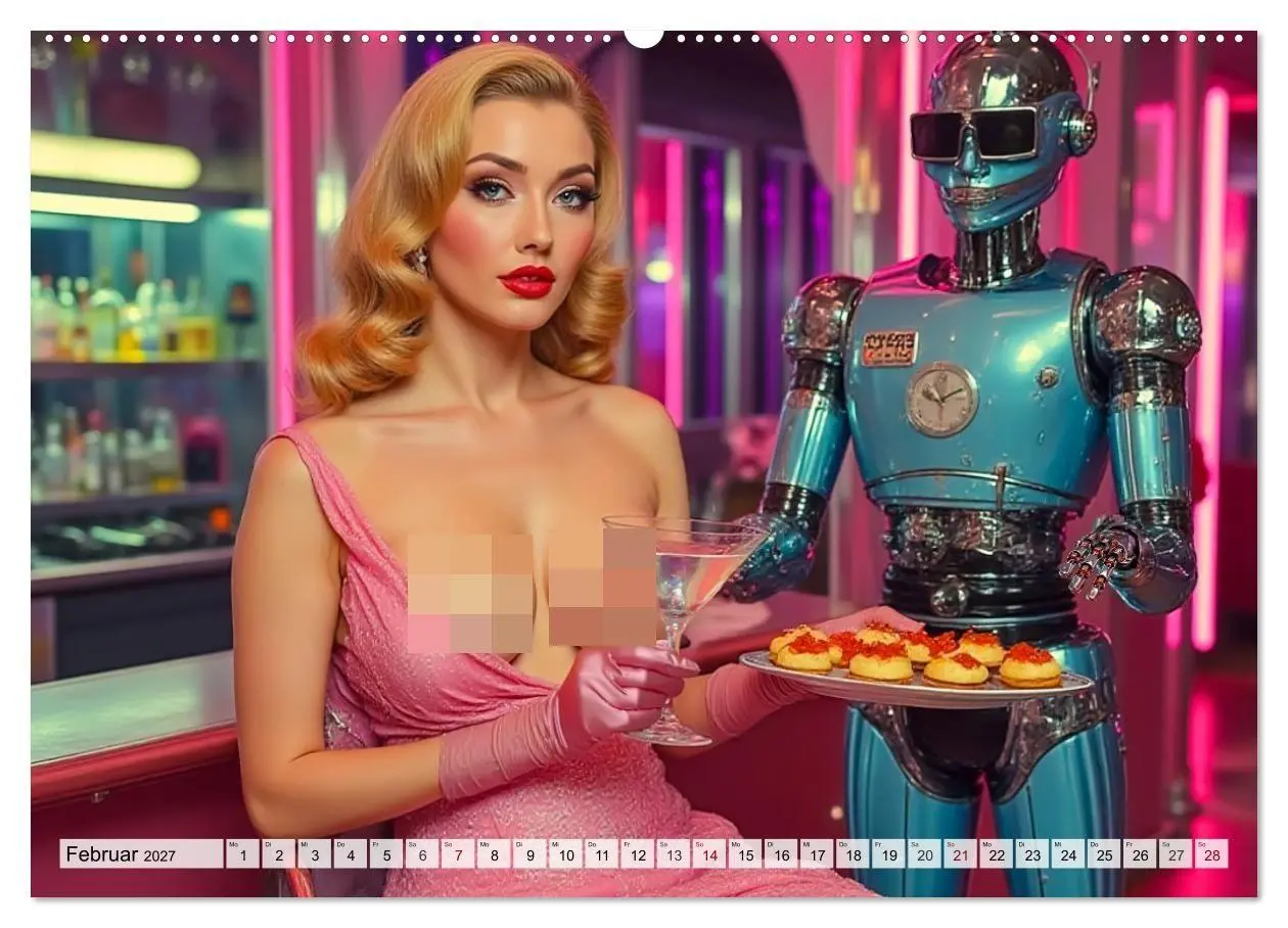 Bild: 9783516834130 | Atomic Beauties - The Retro Future Calendar (Wandkalender 2027 DIN...