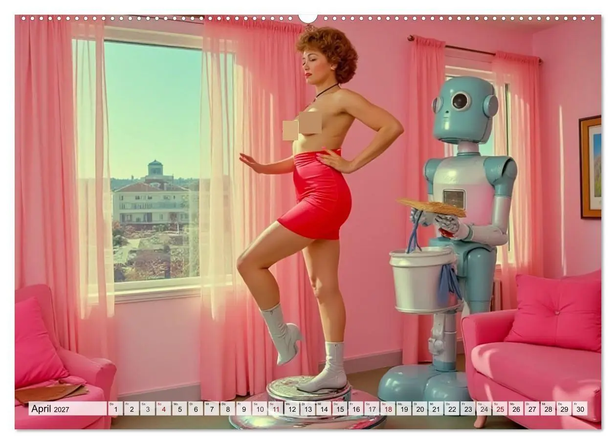 Bild: 9783516834130 | Atomic Beauties - The Retro Future Calendar (Wandkalender 2027 DIN...