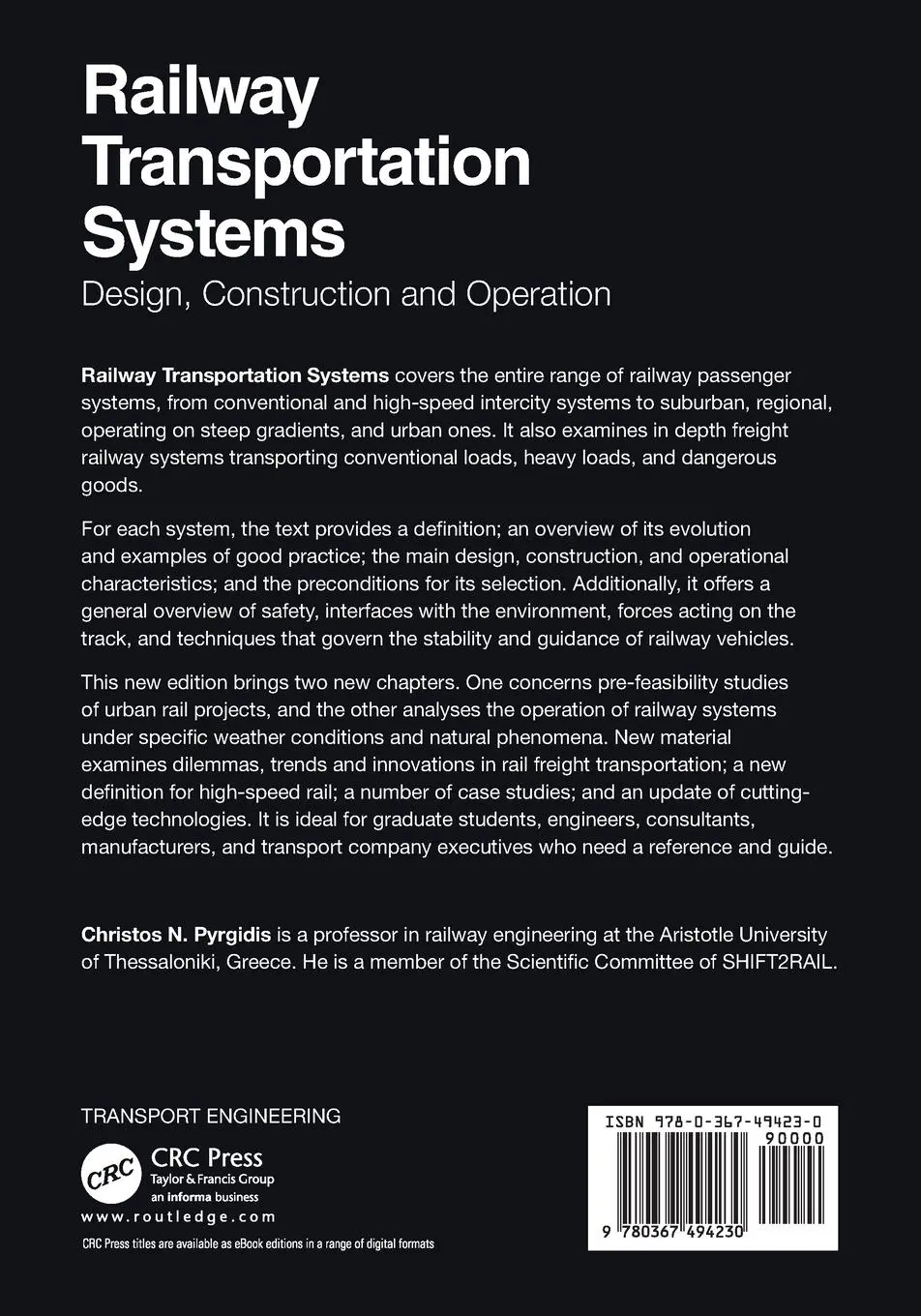 Rückseite: 9780367494230 | Railway Transportation Systems | Design, Construction and Operation