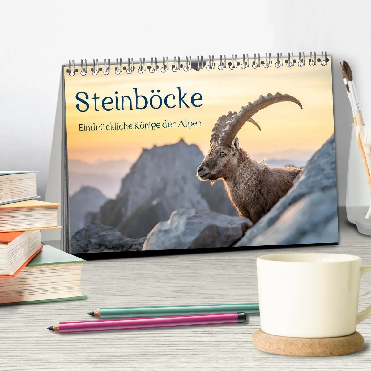 Bild: 9783457284230 | Steinböcke - Eindrückliche Könige der Alpen (Tischkalender 2026 DIN...