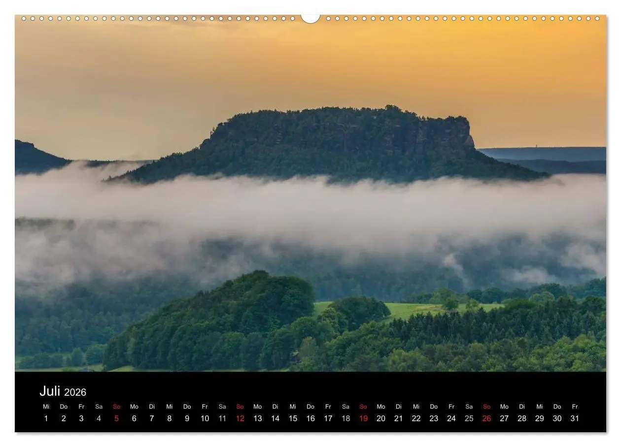 Bild: 9783516204230 | Sächsische Schweiz (hochwertiger Premium Wandkalender 2026 DIN A2...