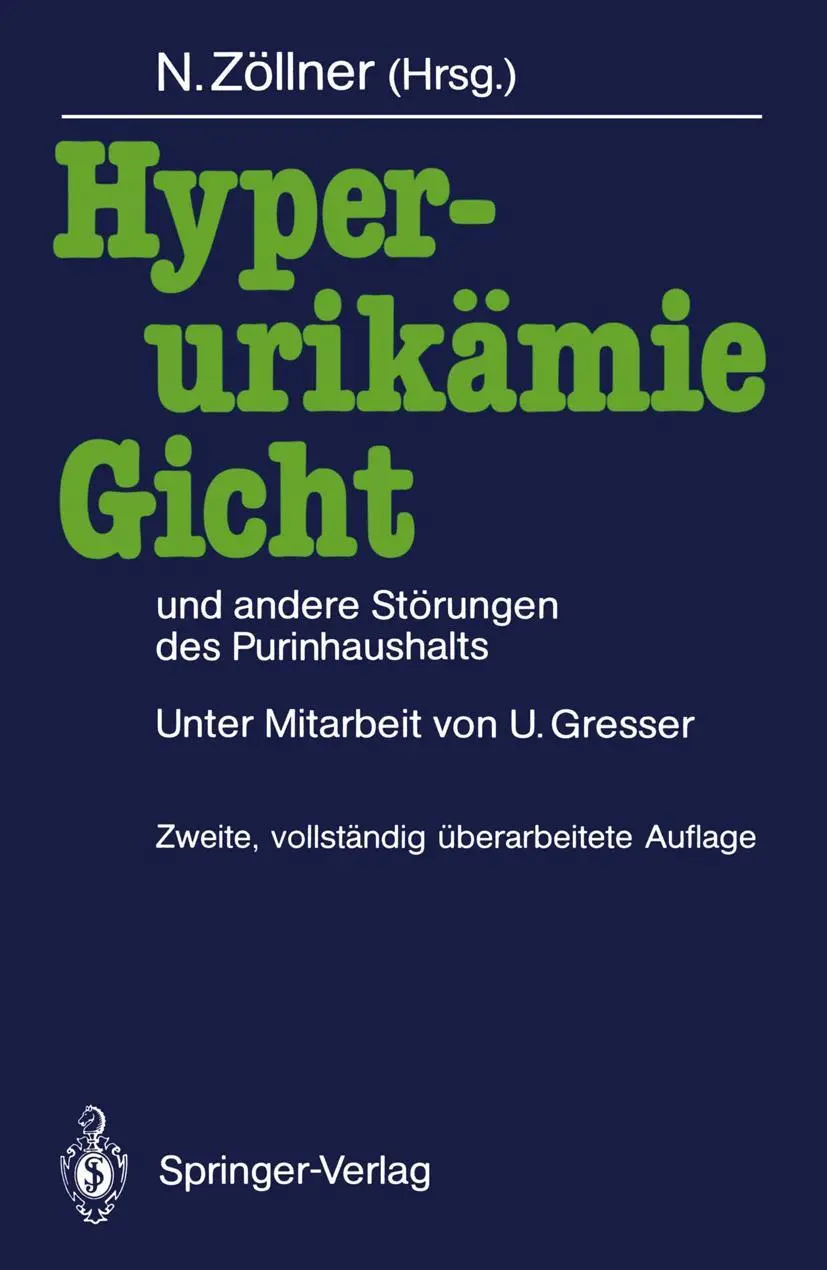 Cover: 9783642934230 | Hyperurikämie, Gicht und andere Störungen des Purinhaushalts | Zöllner