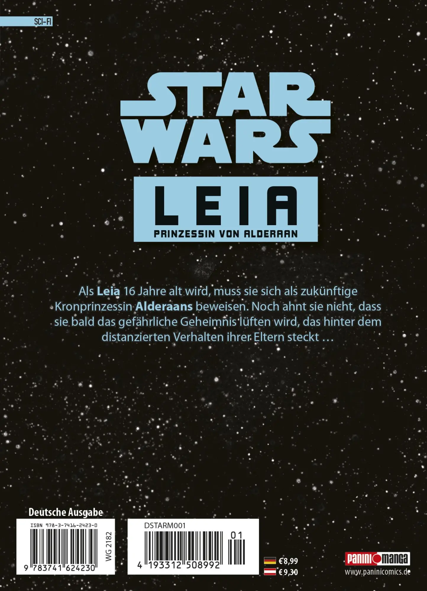 Rückseite: 9783741624230 | Star Wars - Leia, Prinzessin von Alderaan (Manga) 01 | Bd. 1 | Buch