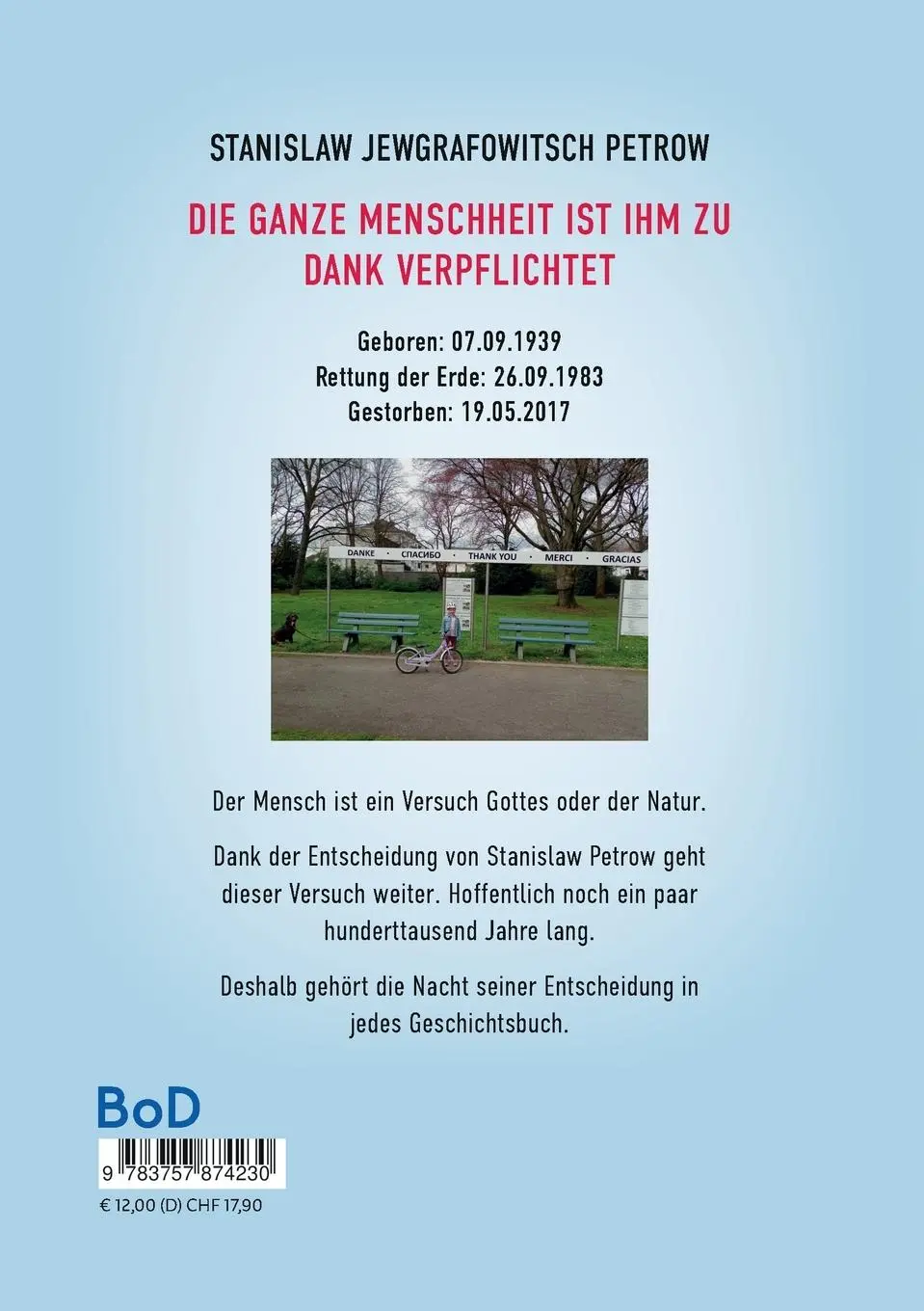 Rückseite: 9783757874230 | Danke für die Rettung | Karl Schumacher | Taschenbuch | 142 S. | 2023