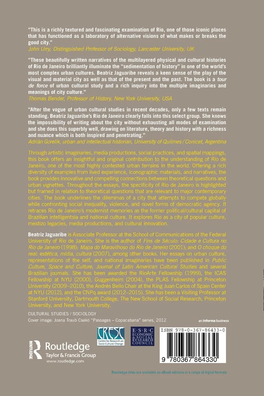 Rückseite: 9780367864330 | Rio de Janeiro | Urban Life through the Eyes of the City | Jaguaribe