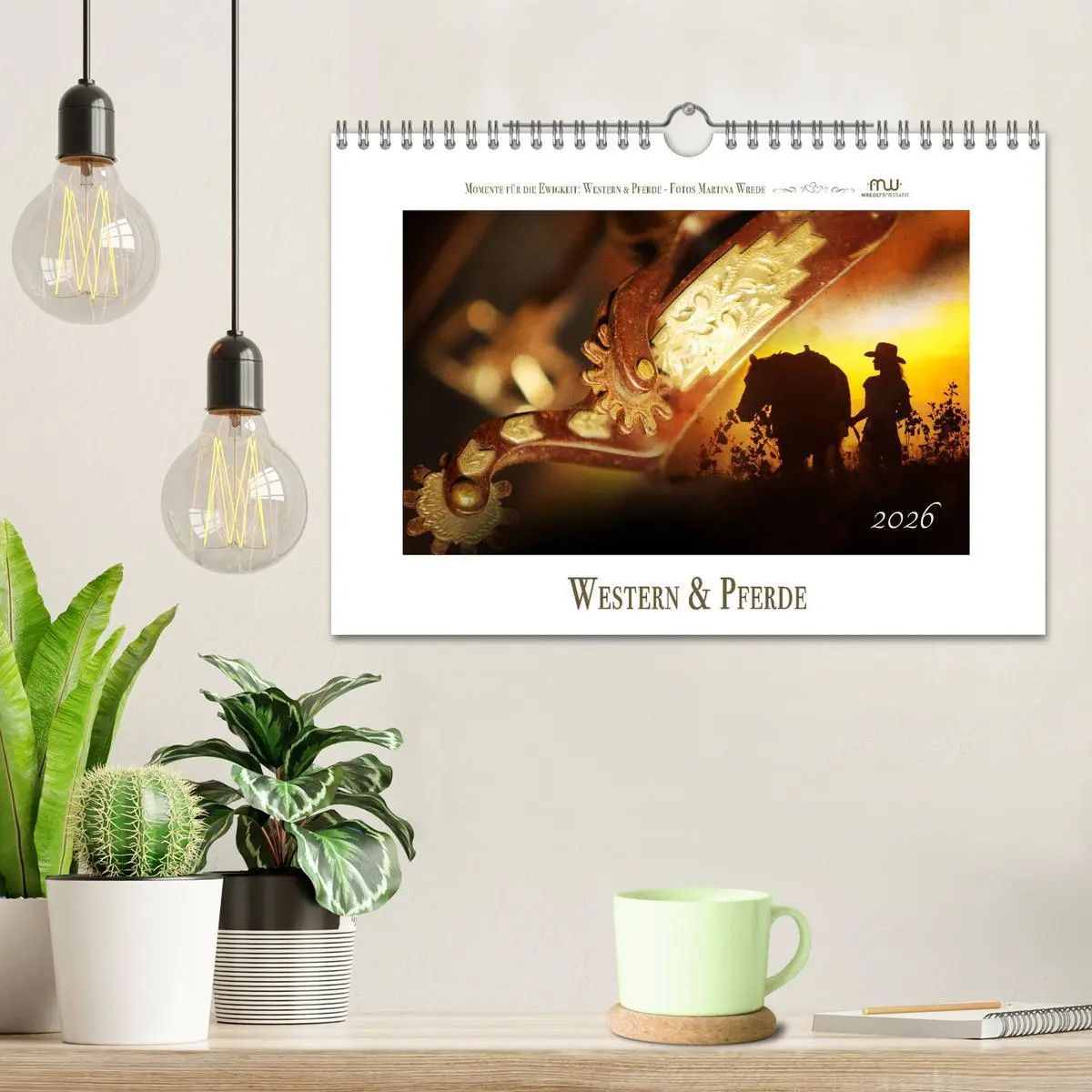 Bild: 9783457964330 | Western und Pferde (Wandkalender 2026 DIN A4 quer), CALVENDO...