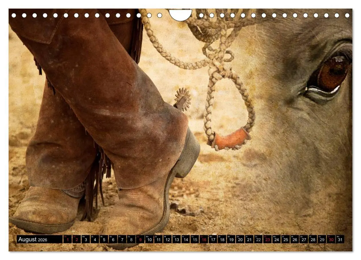 Bild: 9783457964330 | Western und Pferde (Wandkalender 2026 DIN A4 quer), CALVENDO...